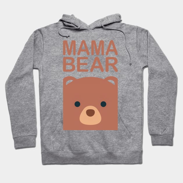 Cute and Cuddly Mama Bear for Mother's Day Hoodie by Jasmine Anderson
